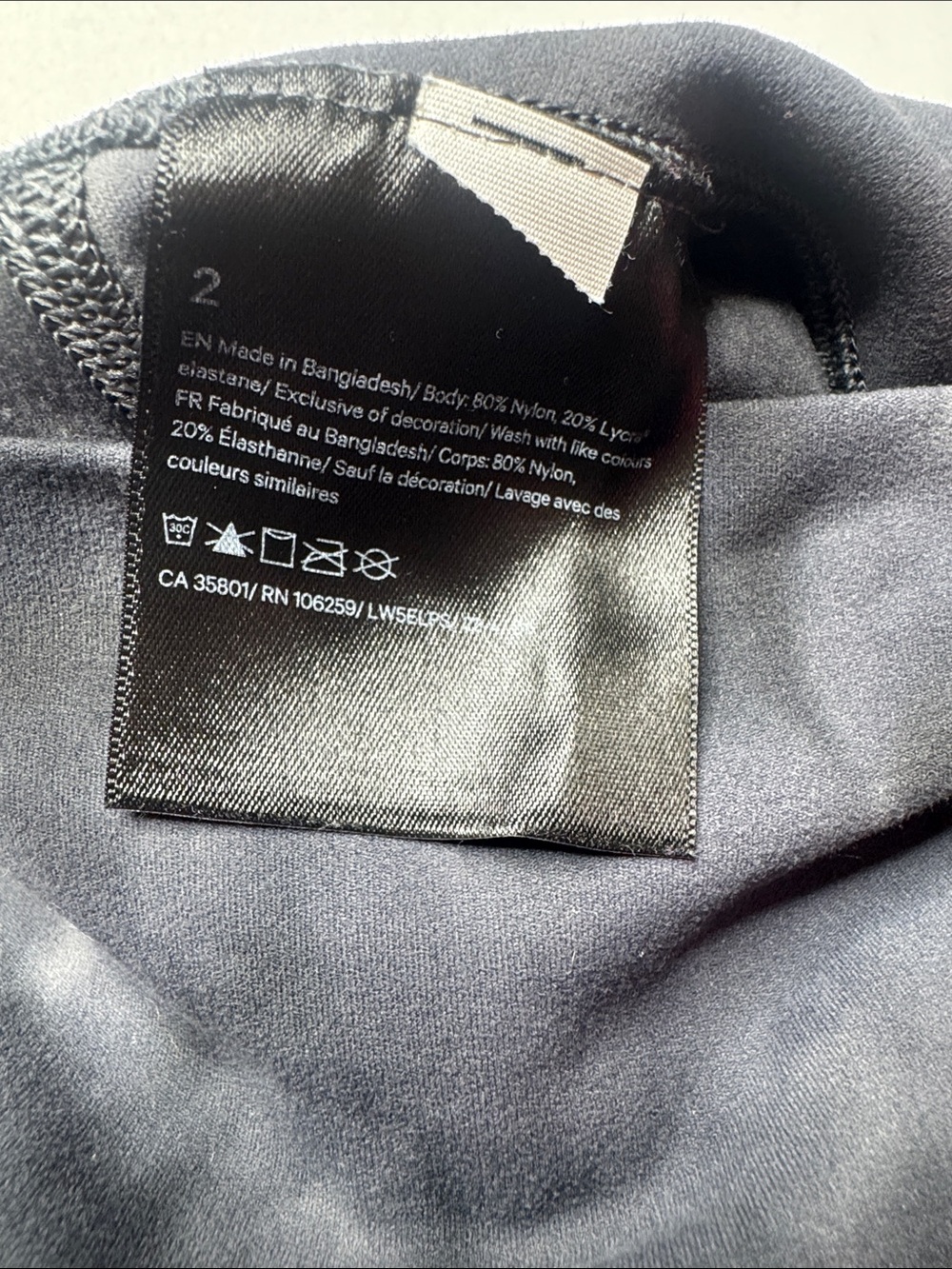 Lululemon Fast and Free High-Rise Tight Size 2 Gray Tie Dye Full Length 28" - Picture 2 of 8
